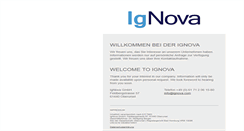 Desktop Screenshot of ignova.com